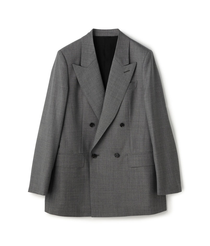 シャークスキン ピークドラペルジャケット