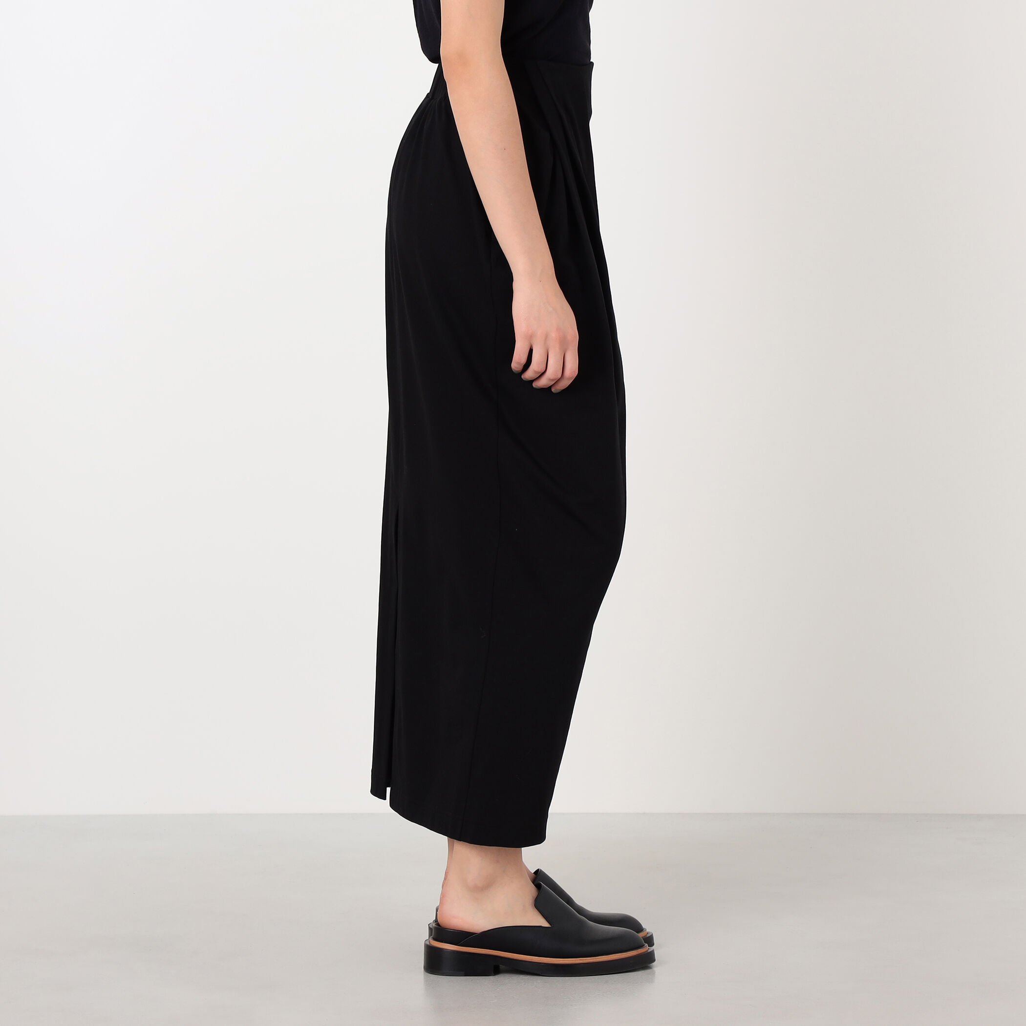 Mame Kurogouchi Cotton Jersey Asymmetric Skirt アシンメトリー