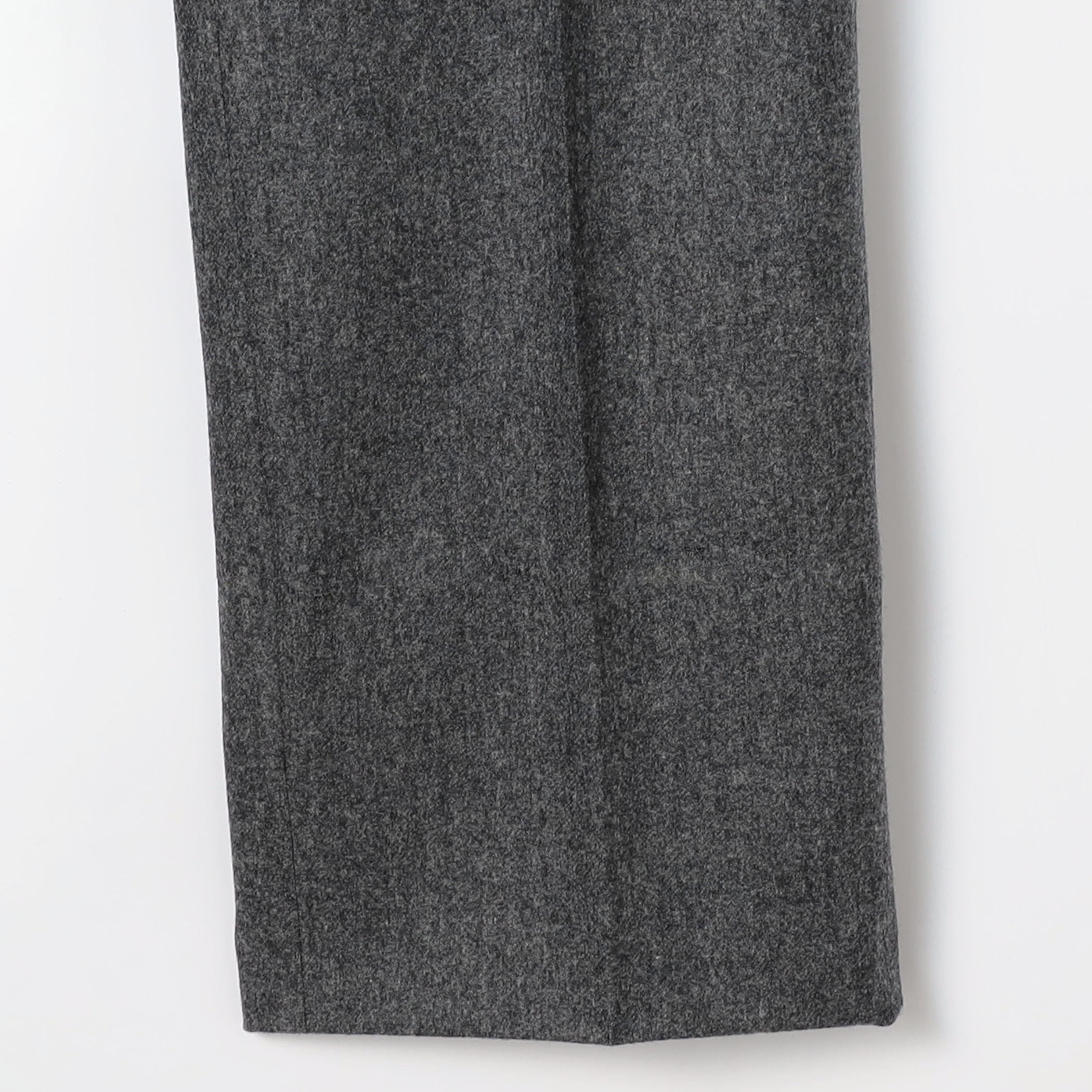 ウールフランネル ノープリーツパンツ Vitale Barberis Canonico