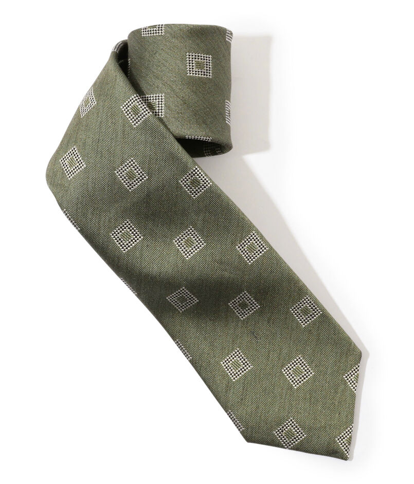 TOMORROWLAND シルクリネン 小紋柄ネクタイ