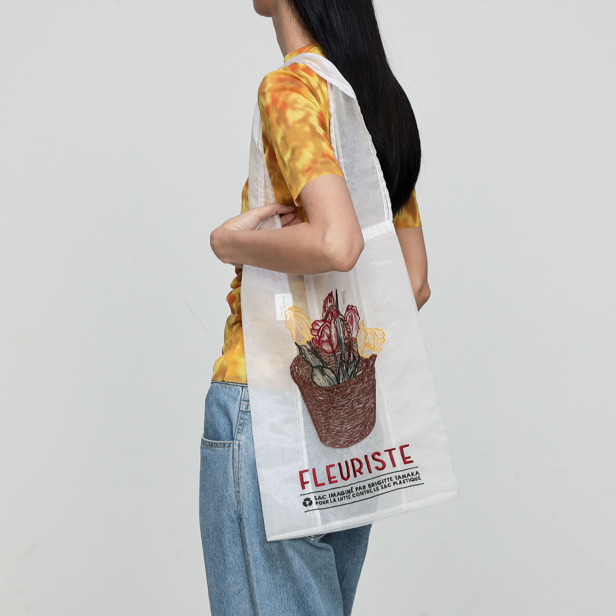 未使用　brigitte tanaka ブリジットタナカ　チューリップバッグ brigitte tanaka FLEURISTE SAC / 花屋チューリップ ブリジット