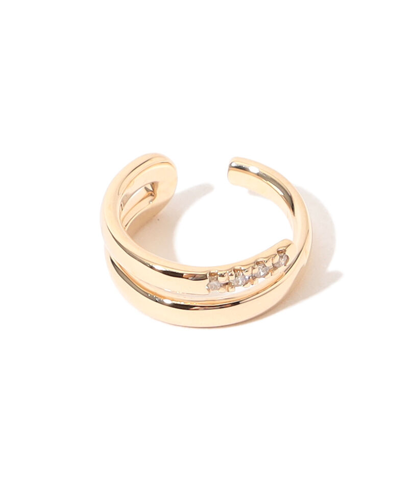 【別注】Hirotaka&times;TOMORROWLAND ダイヤ ダブルイヤーカフ