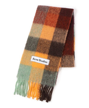 ■Acne Studios モヘヤチェックスカーフ