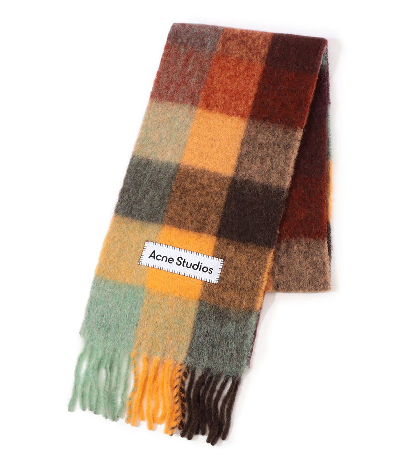 ■Acne Studios モヘヤチェックスカーフ