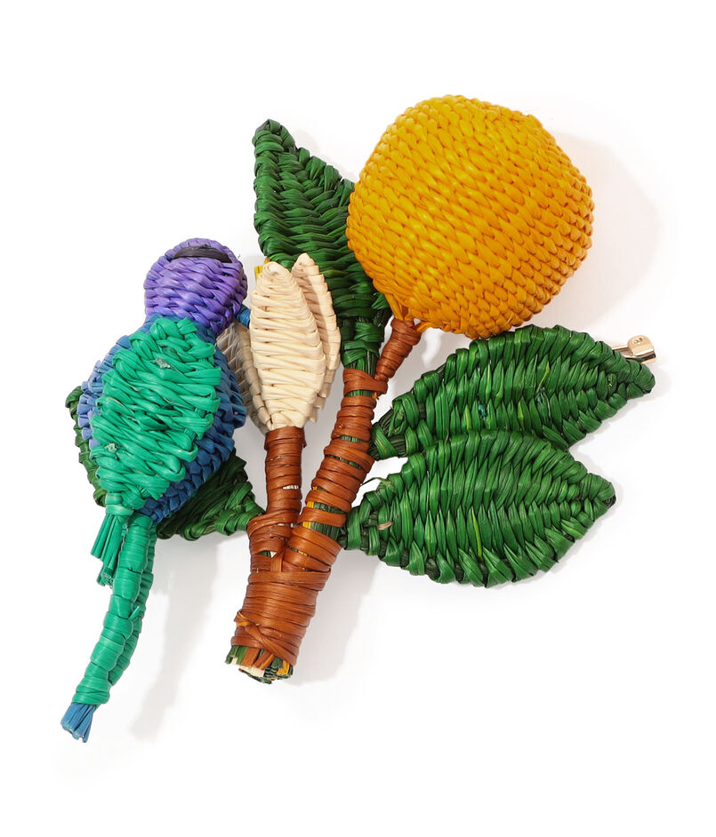 MERCEDES SALAZAR Leafy Perch ブローチピン