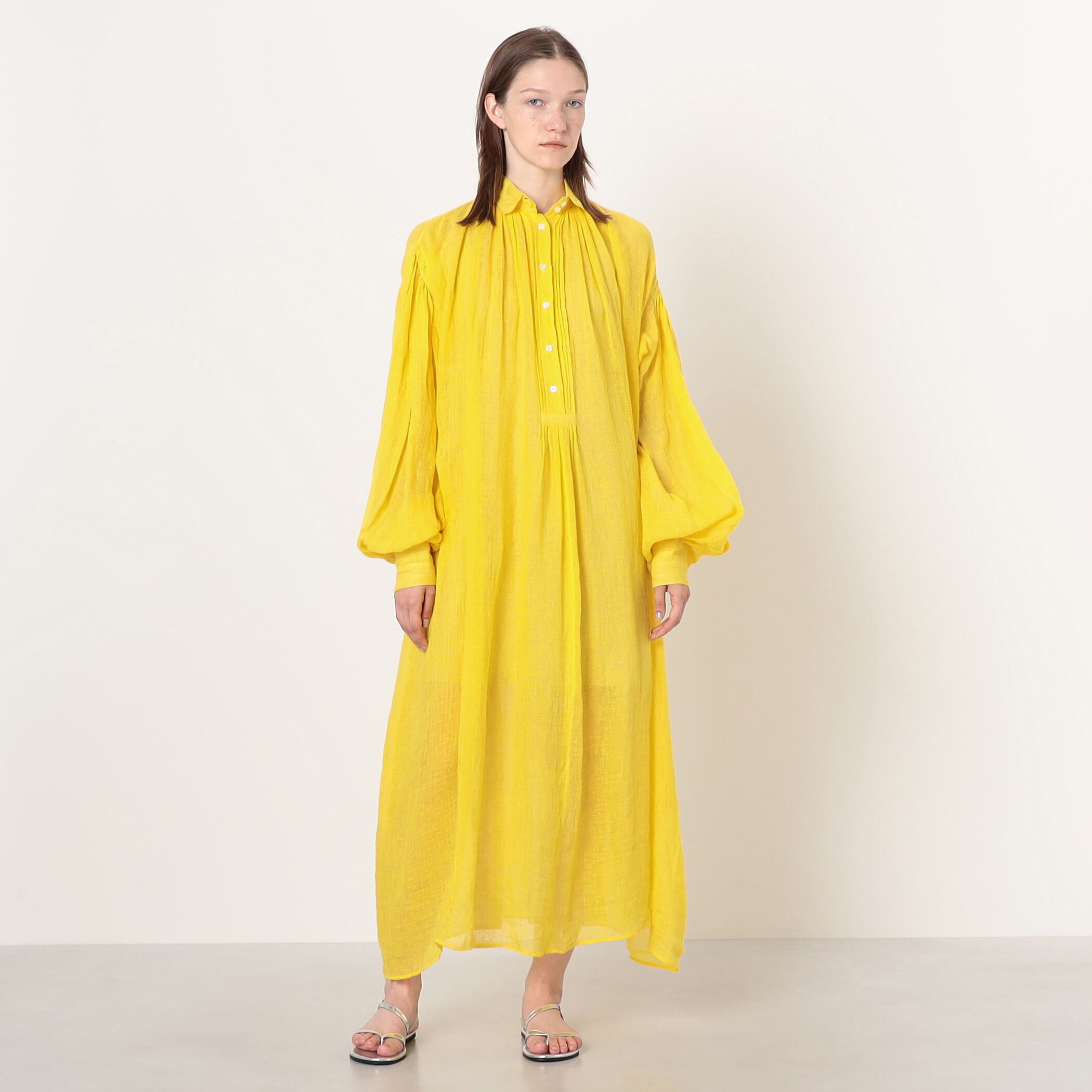 Les Vacances D'Irina CARMEN DRESS リネン シャツドレス