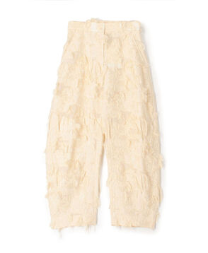 MKDT STUDIO ATELIER FRINGY JACQUARD パンツ