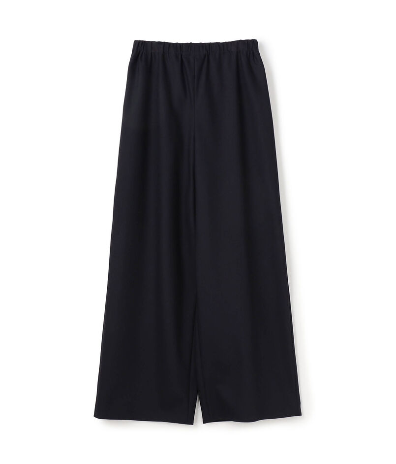 ウォッシャブルギャバジン イージーセミワイドパンツ