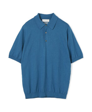 ■シルクコットン ニットポロシャツ SESIA