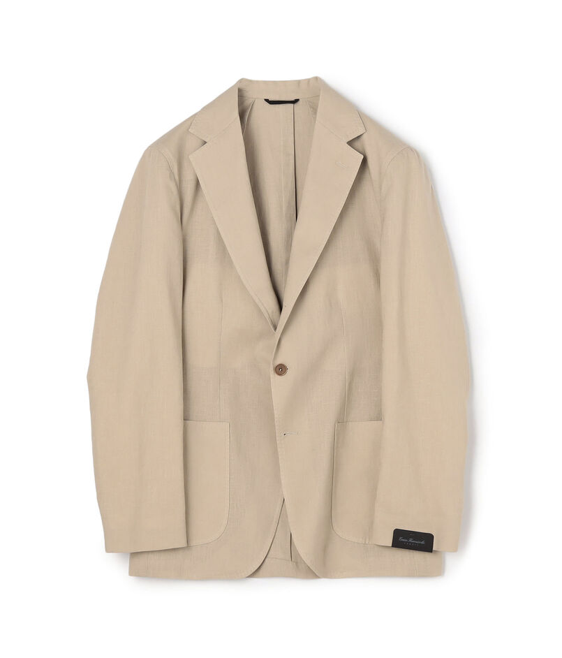 ERRICO FORMICOLA リネン シングルブレステッド3Bジャケット ERRICO FORMICOLA リネン シングルブレステッド3Bジャケット