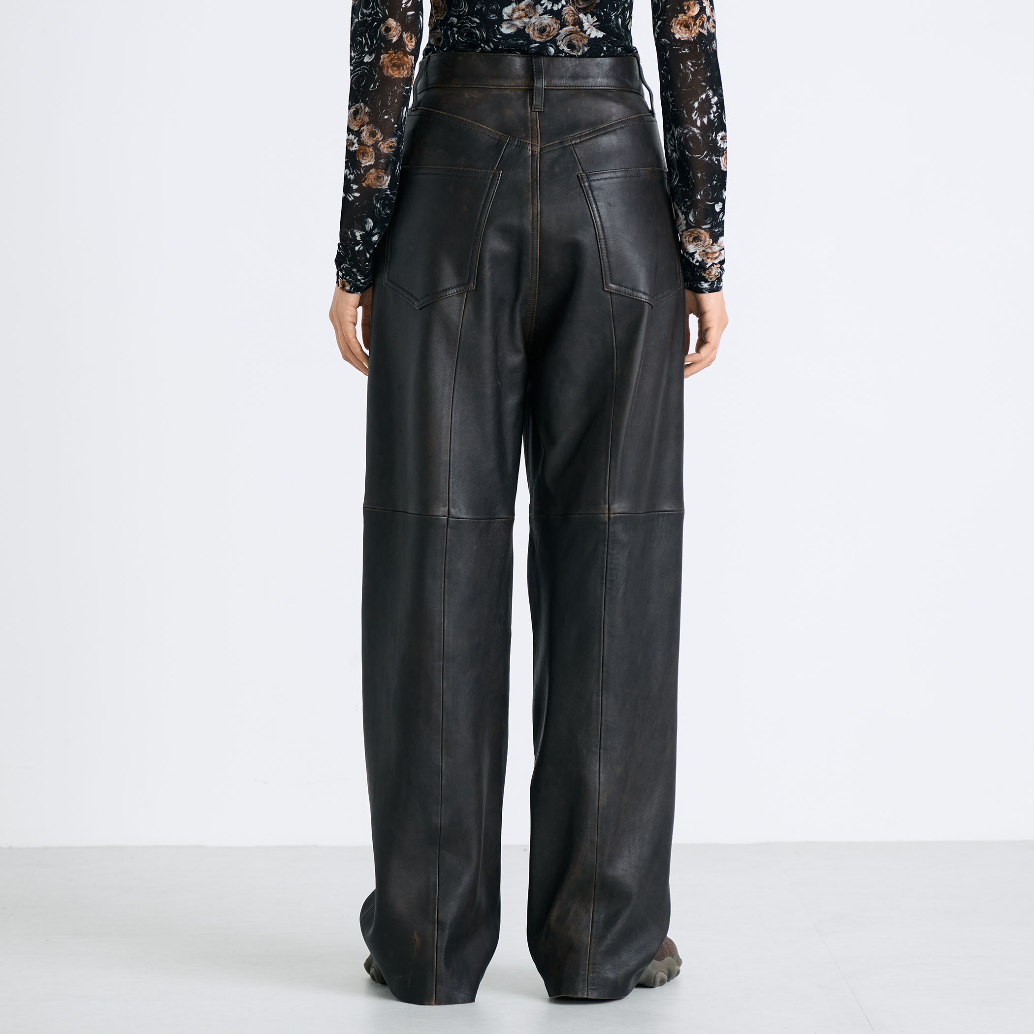 【定価23100円 】Toironier レザーパンツ レザーパンツ P09 革パンツ メンズ 本革 牛革 バイク用パンツ