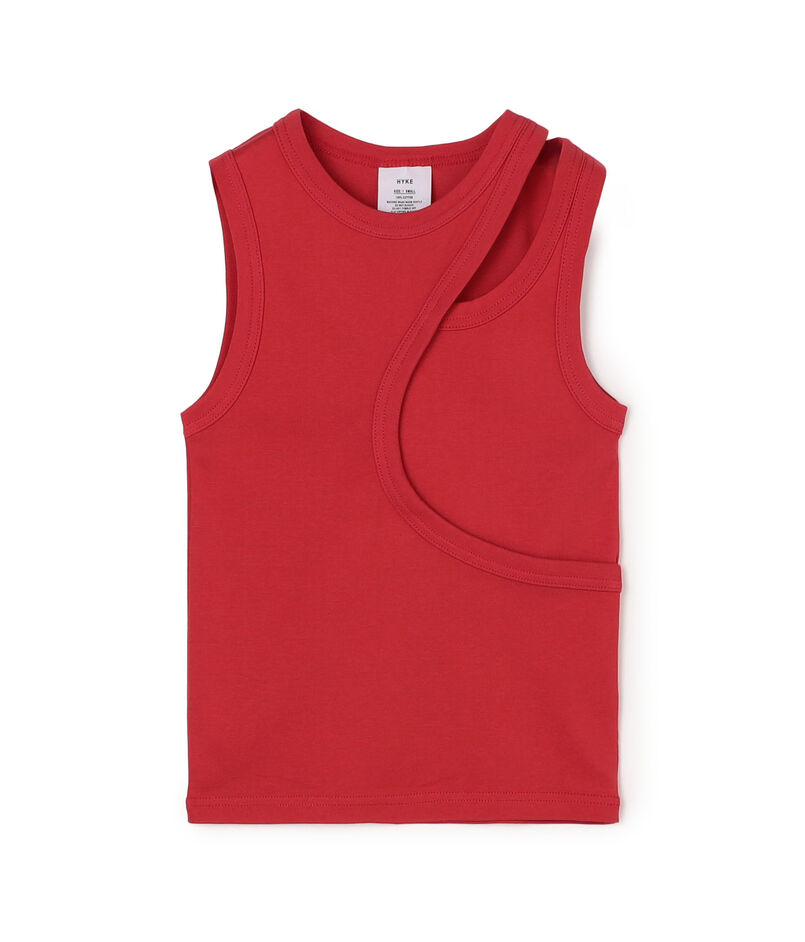 HYKE LAYERED TANK TOP レイヤードタンクトップ