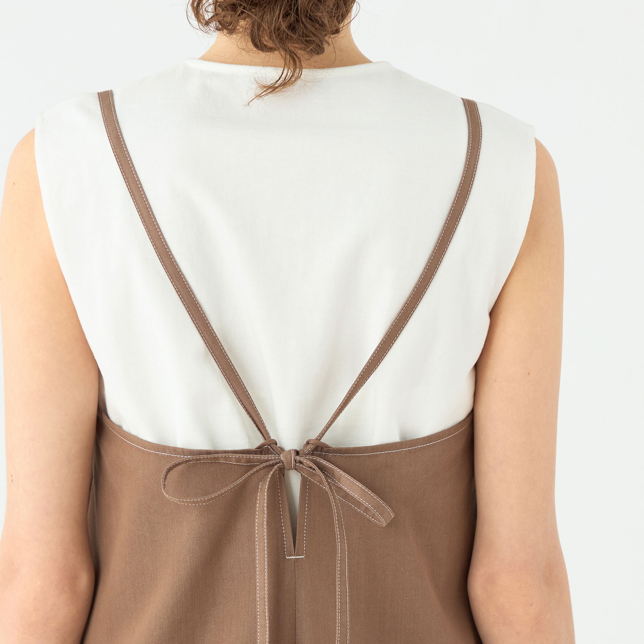 コットンシルクデニム サロペット｜トゥモローランド 公式通販