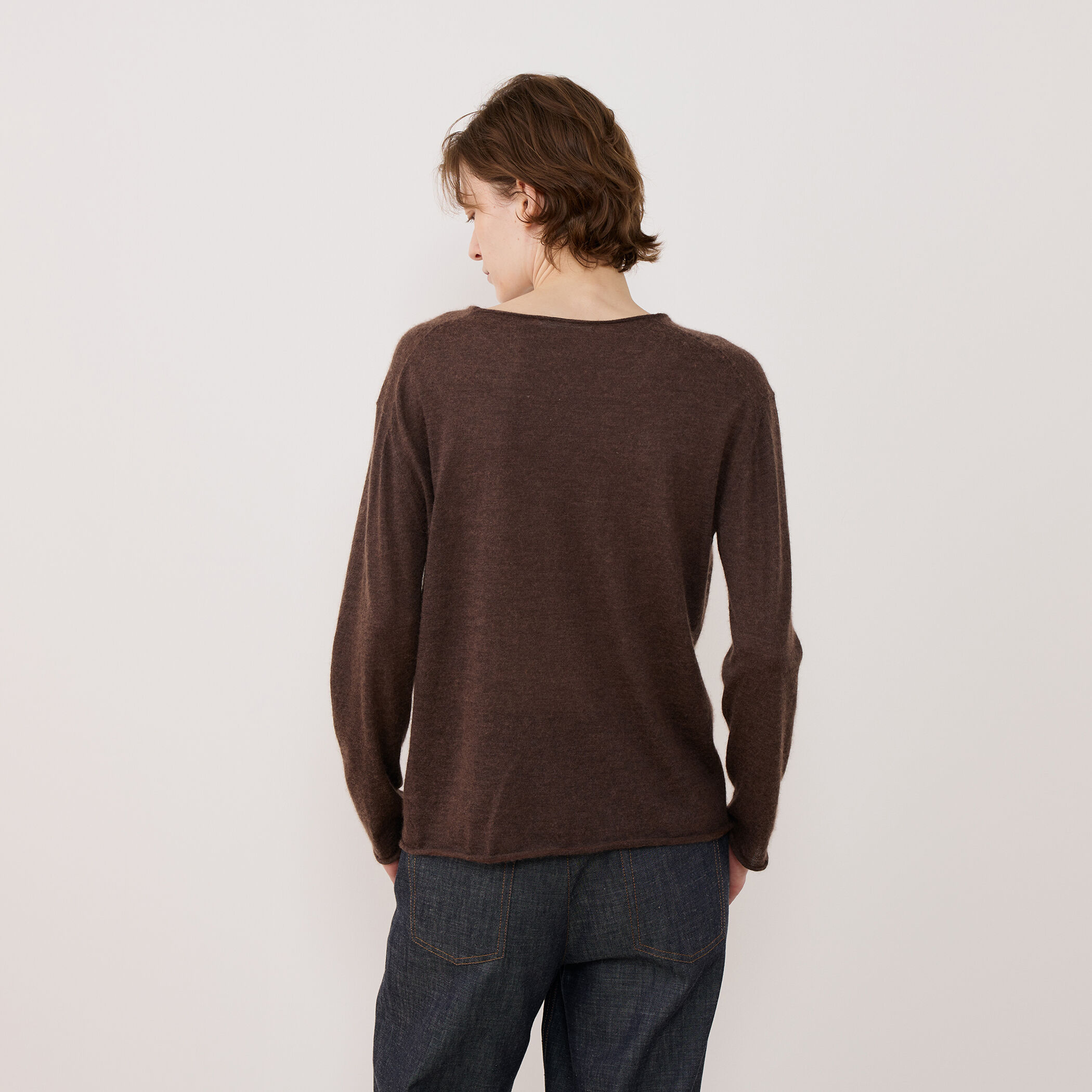 カシミヤシルク クルーネックプルオーバー｜トゥモローランド 公式通販