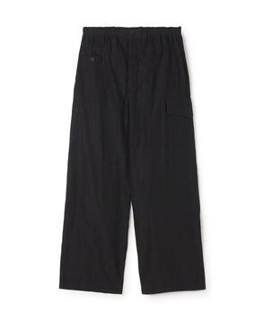 ラスティックウーブン ウエストギャザーパンツ