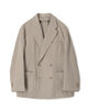 ウールギャバジン ダブルブレステッド4Bジャケット