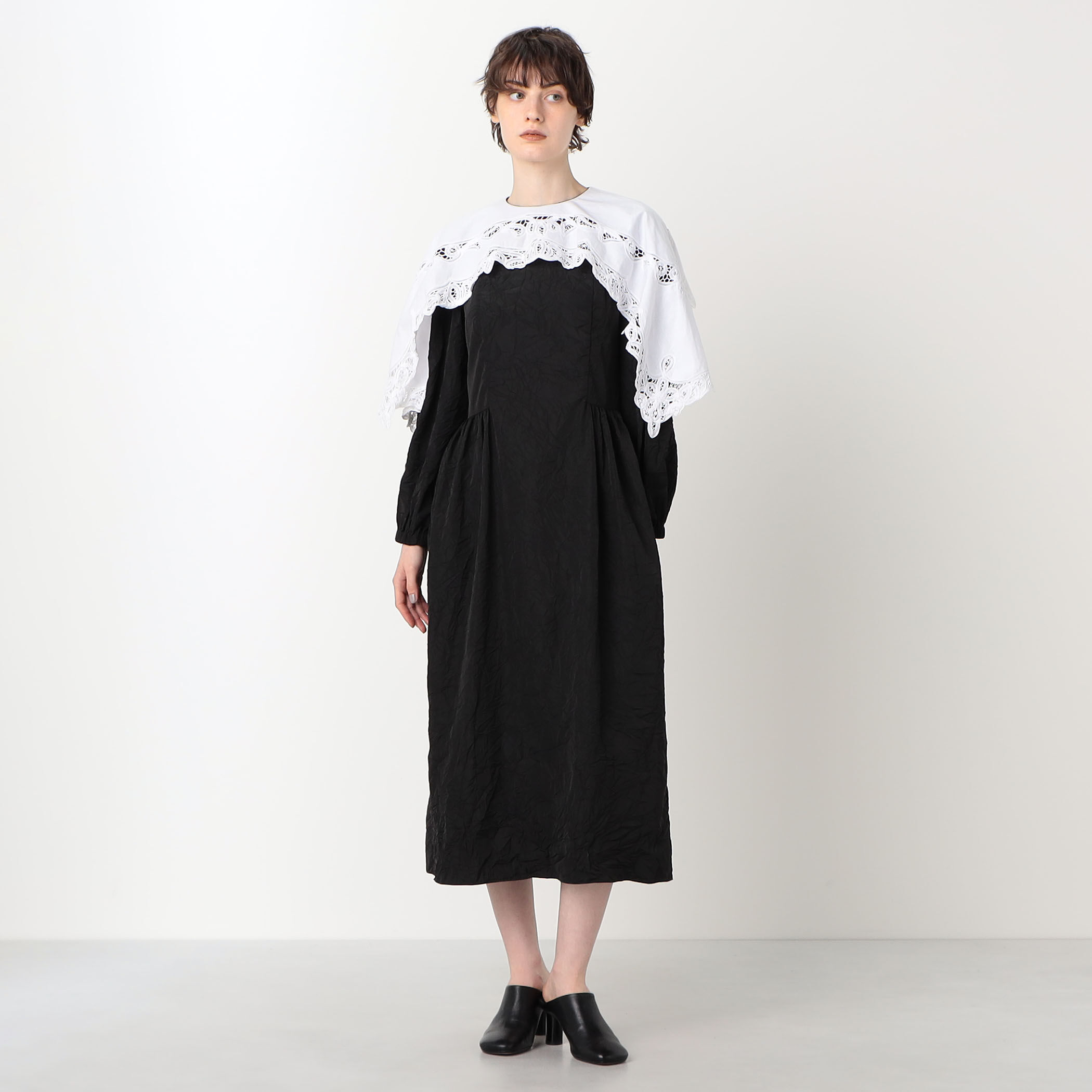RENATA BRENHA TABLE RUNNER DRESS レースクロス コンビドレス