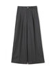 ■ウールナチュラルストレッチ タックストレートパンツ
