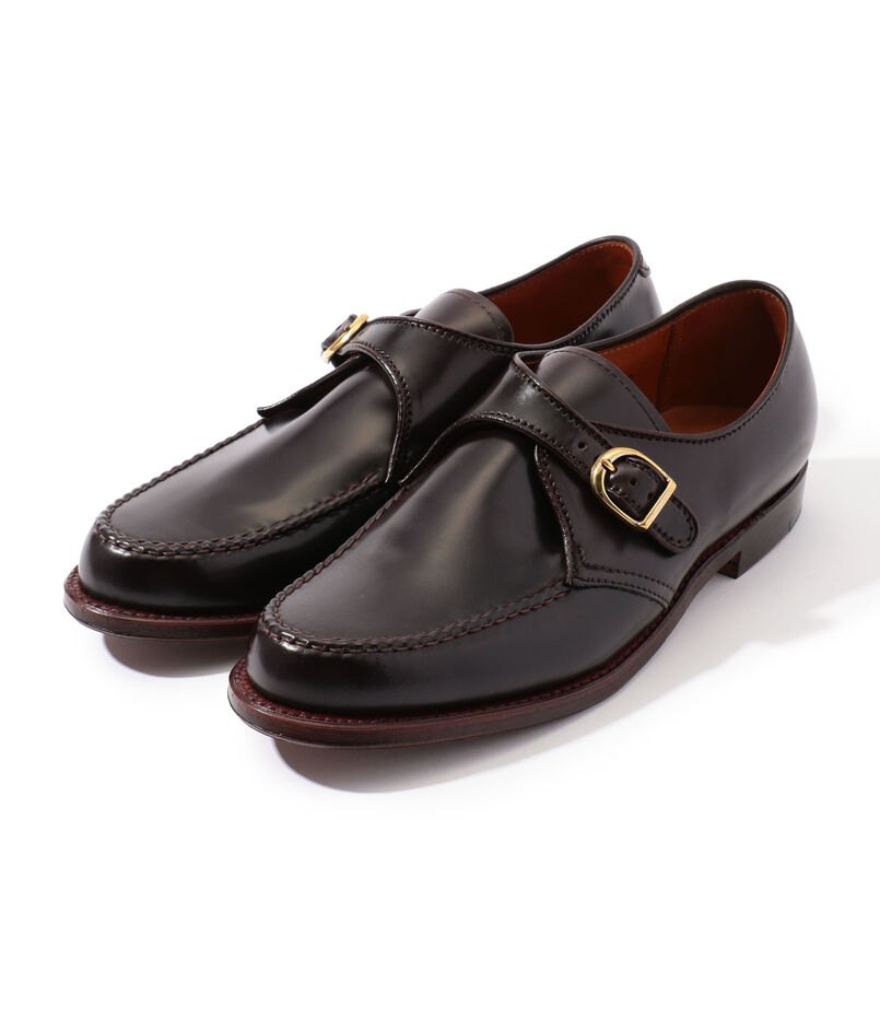 ALDEN コードヴァン ハンドソーンモンクストラップ レザーシューズ 