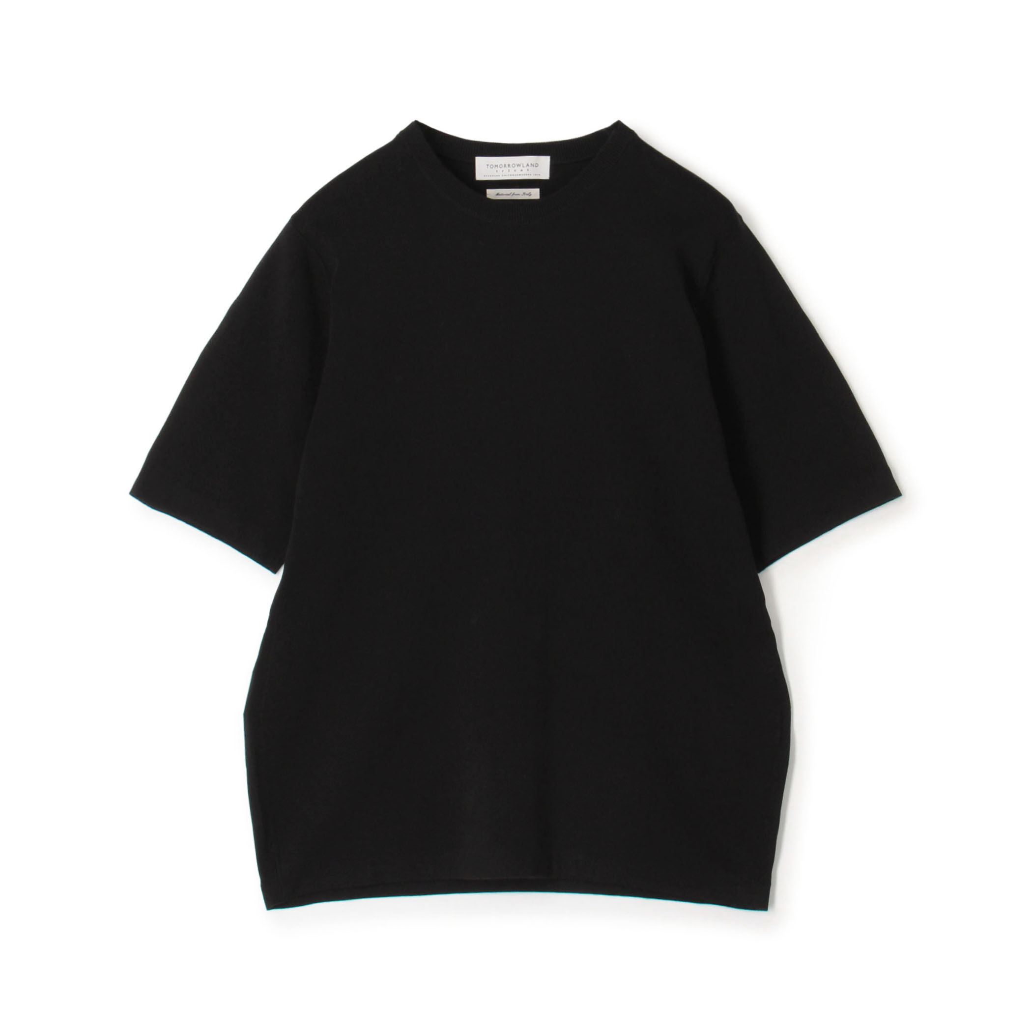 TOMORROWLAND tricot シーアイランドコットン ハーフスリーブクルー
