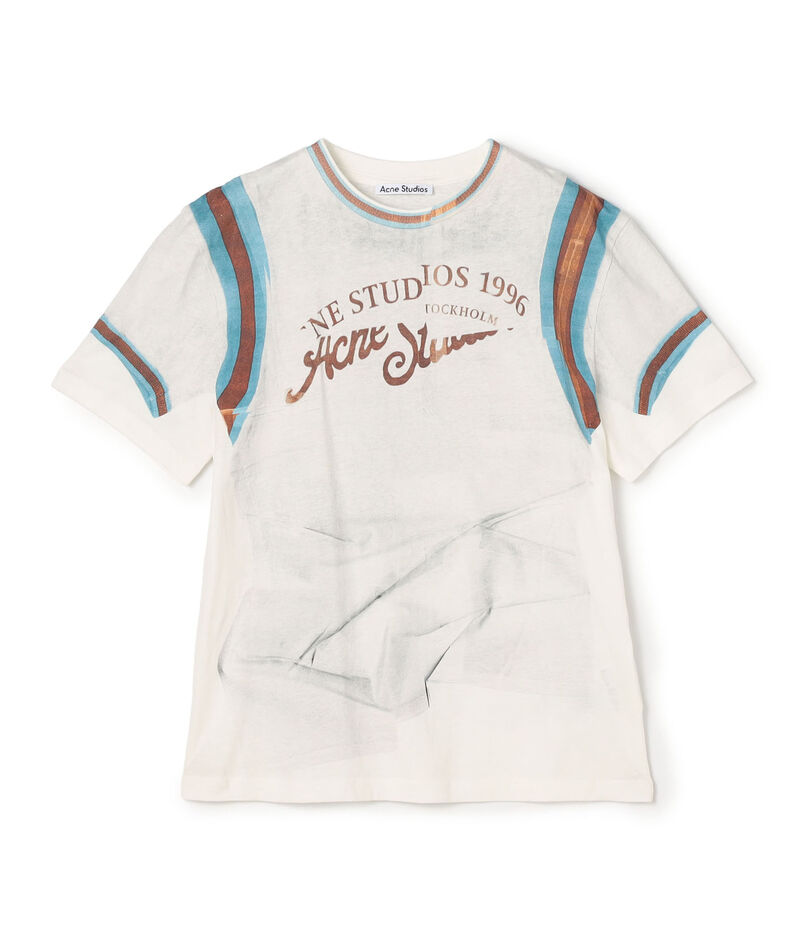 Acne Studios トロンプルイユプリント グラフィックTシャツ