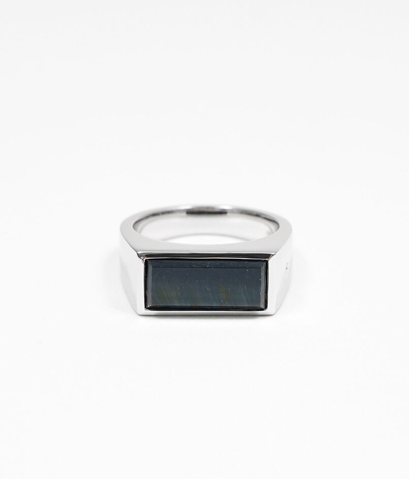 ■TOM WOOD Peaky Ring Blue Hawk Eye