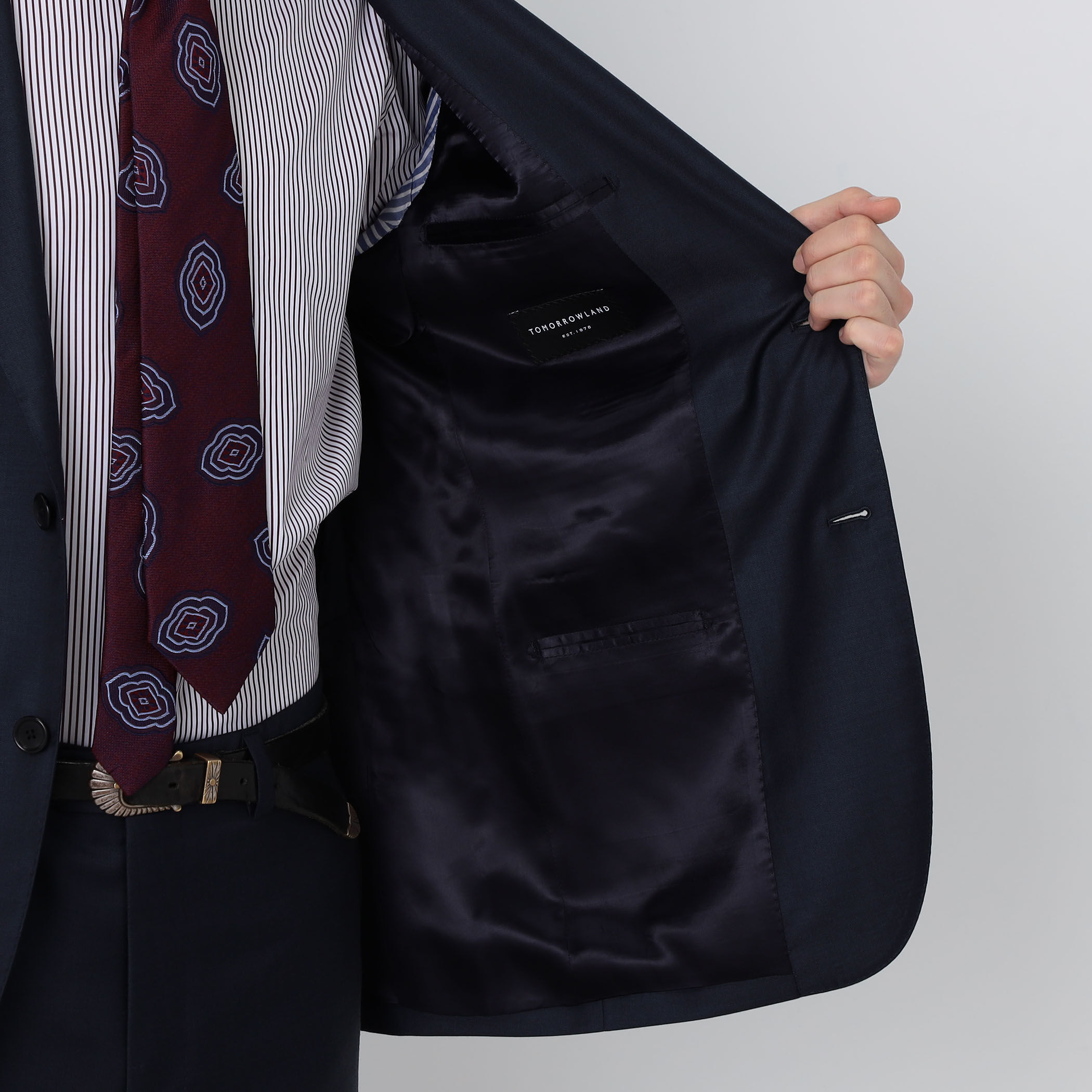 ウール シングルブレステッド 2Bスーツ TROFEO E.Zegna