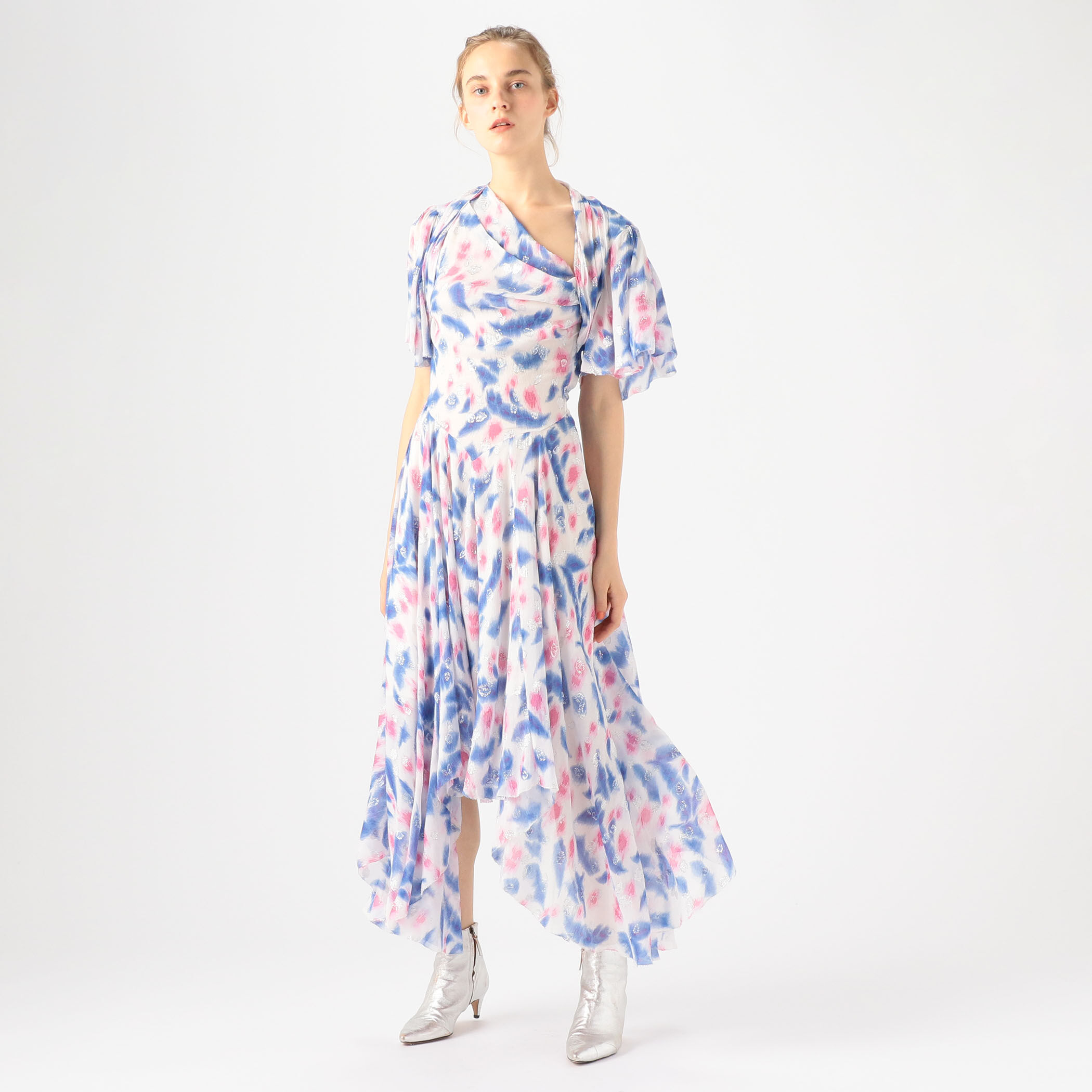 ISABEL MARANT NAMALA シルクポリエステル アシンメトリック