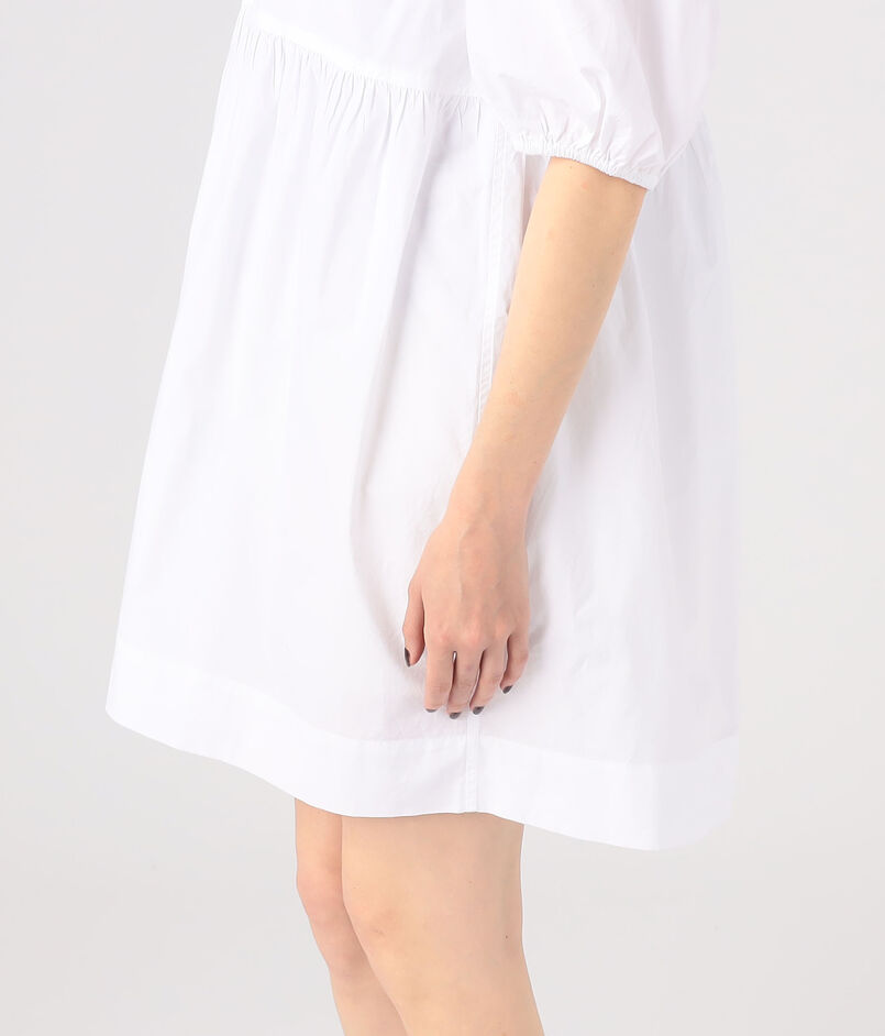 GANNI Tie String コットンポプリンミニドレス｜トゥモローランド 公式通販 