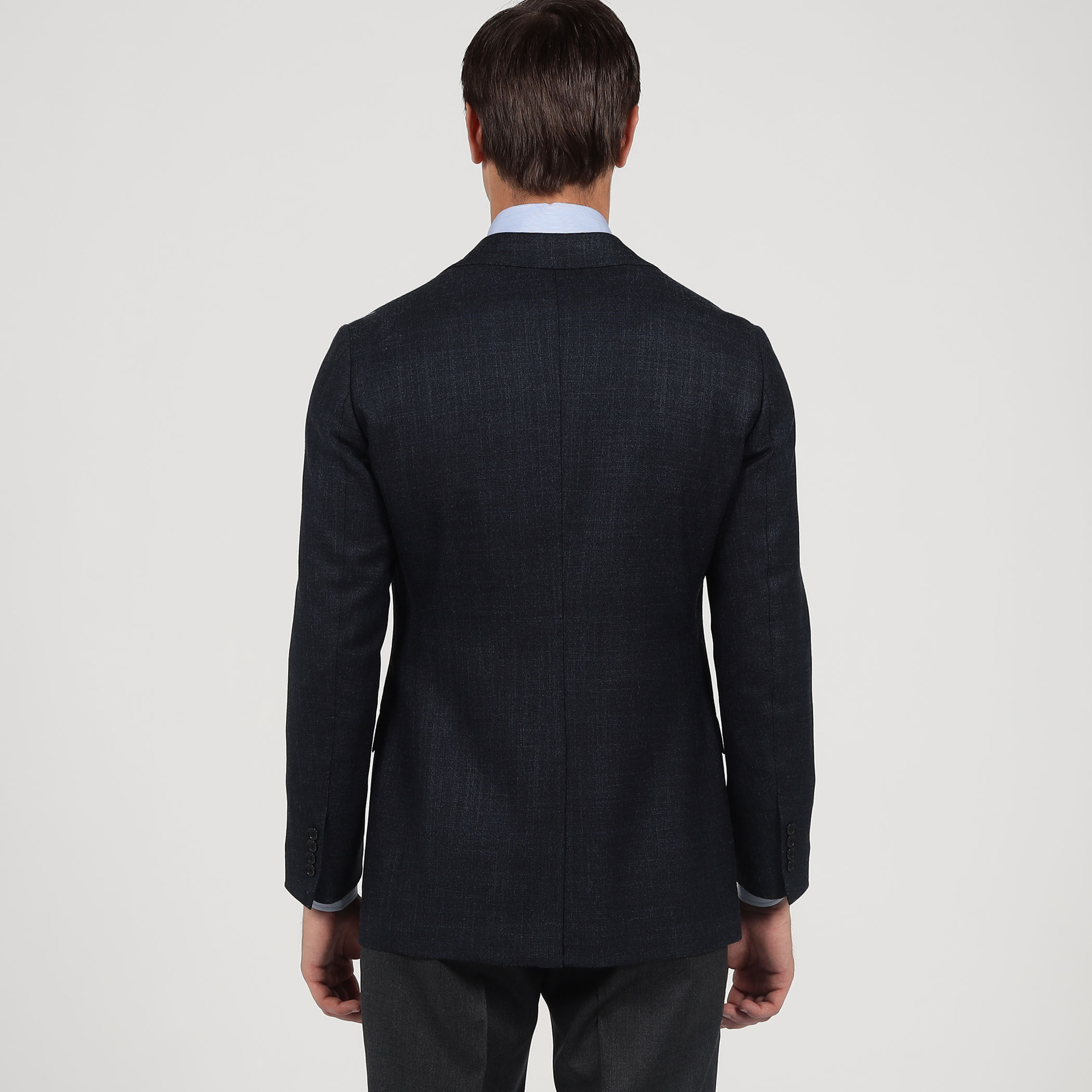 ウールシルク シングルブレステッド 2Bジャケット SILK AIR LORO PIANA