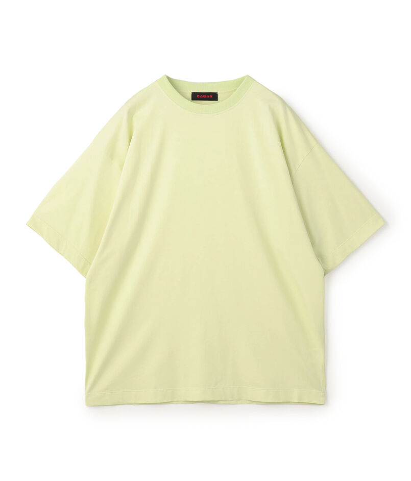 CABaN コットン ドロップショルダークルーネックプルオーバー