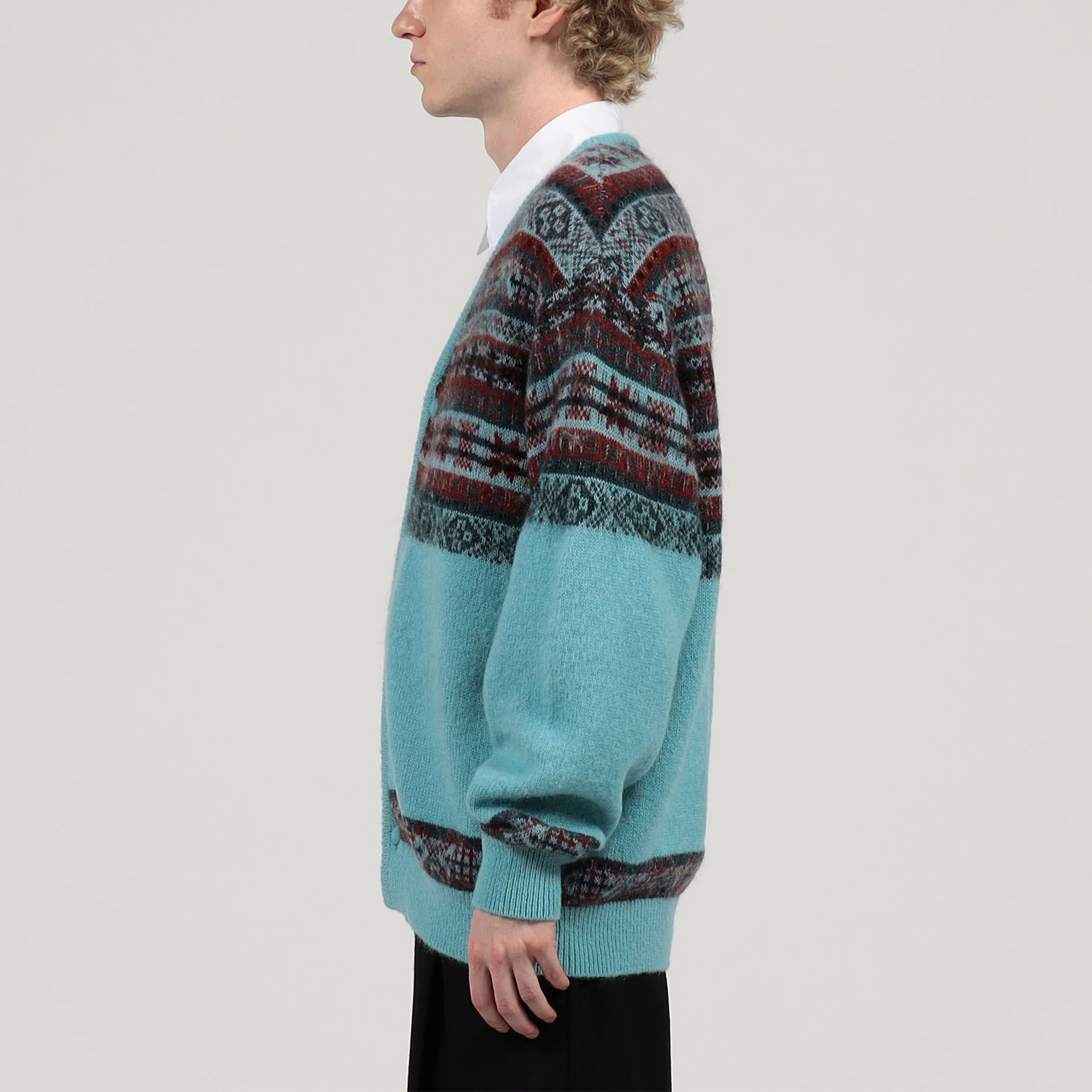 TOOMRROWLAND tricot ナイロンモヘヤウール フェアアイル