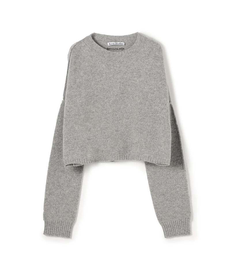 Acne Studios ウールカシミヤ クロップドニット
