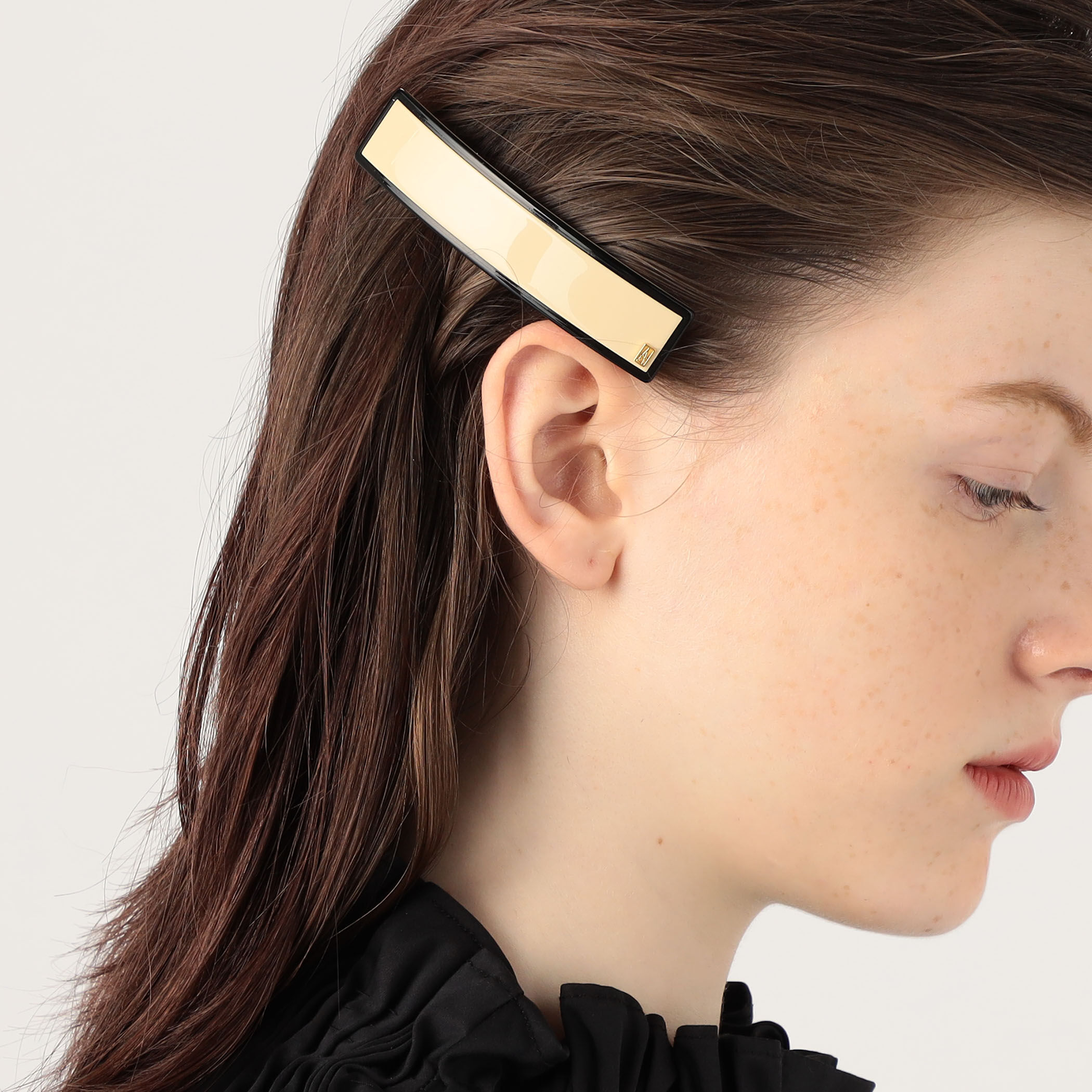 ALEXANDRE DE PARIS 【LISERAI】バレッタ ベージュ 関送込◇Alexandre