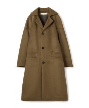 ウールダブルフェイス オーバルロングコート