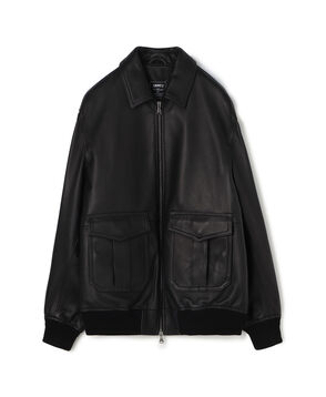 【別注】EMMETI AKRON ラムレザー ブルゾン