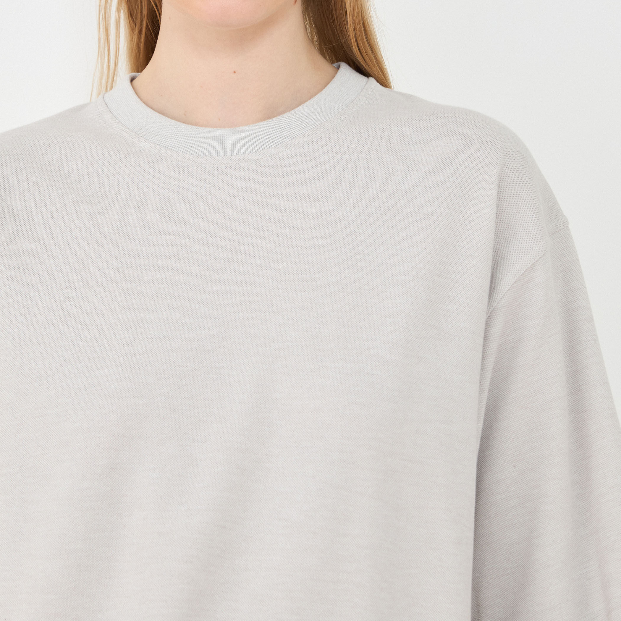 TOMORROWLAND / トゥモローランド コットンシルクカノコ ワイドクルーネックＴシャツ □コットンシルクカノコ ワイドクルーネックTシャツ