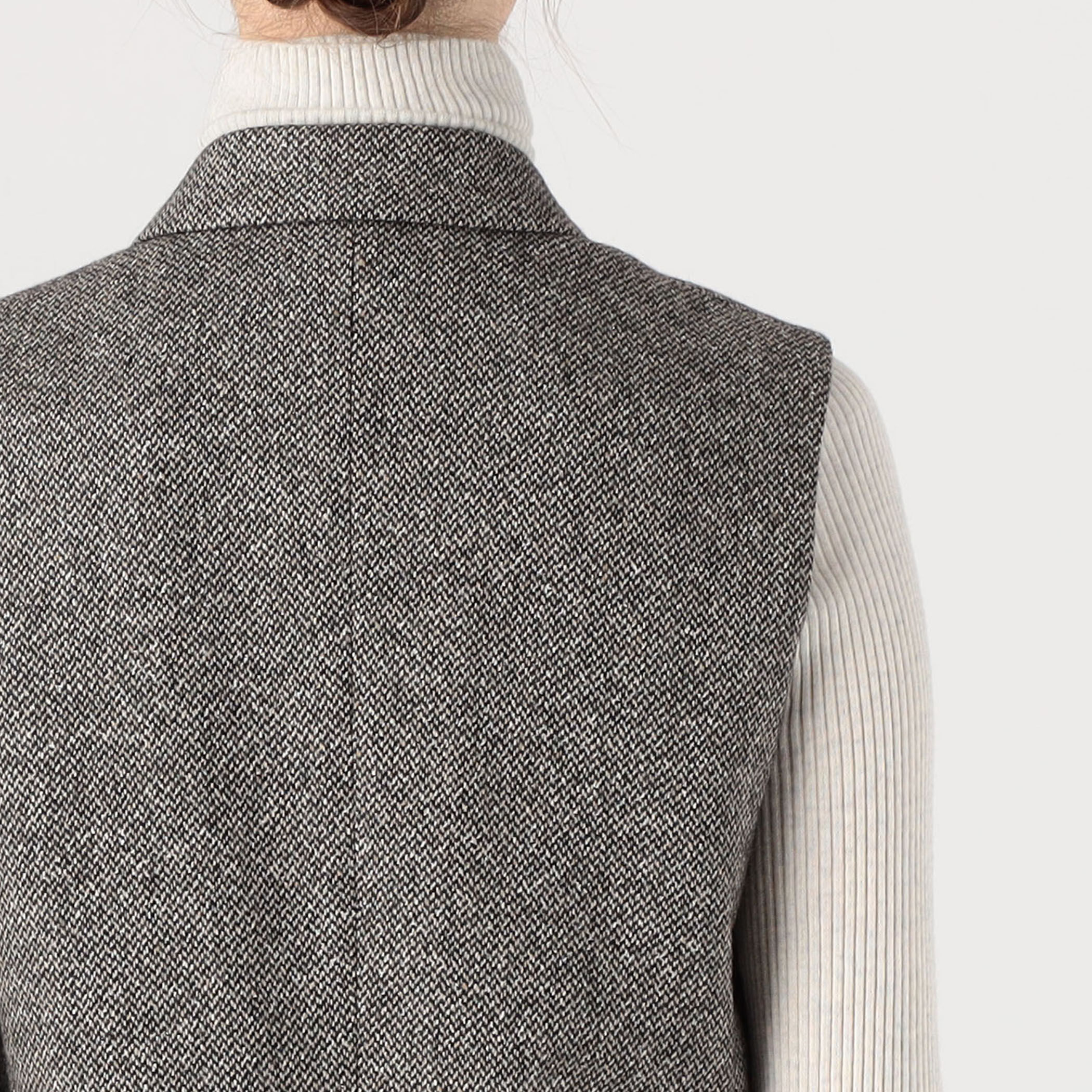 【まーくんまま専用】MACPHEE ダブルブレスト ツイードベスト シルクミックスツイード ダブルブレストジレ｜トゥモローランド 公式通販