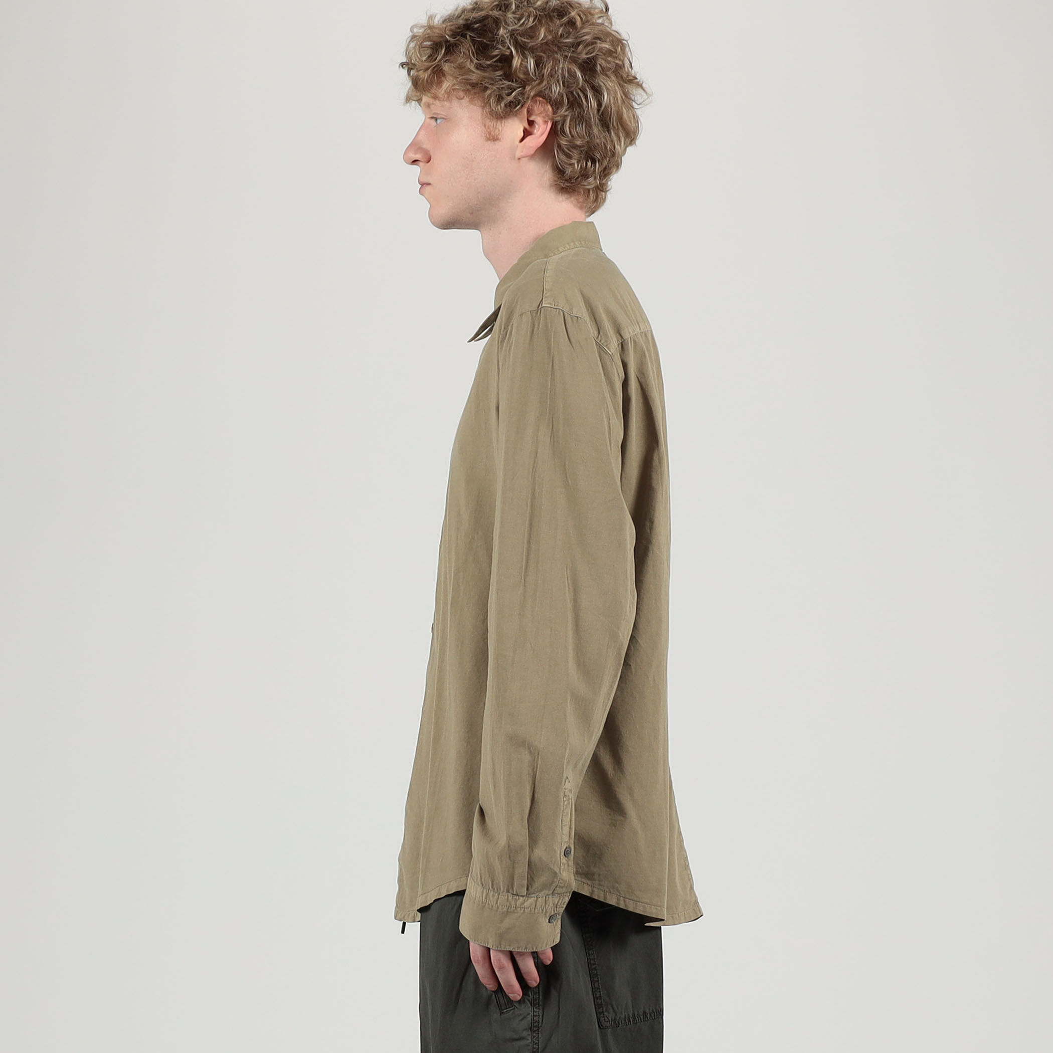 james perse コットンリブトリムドレス　ベージュ　1サイズ james perse コットンリブトリムドレス ベージュ 1サイズ - メルカリ