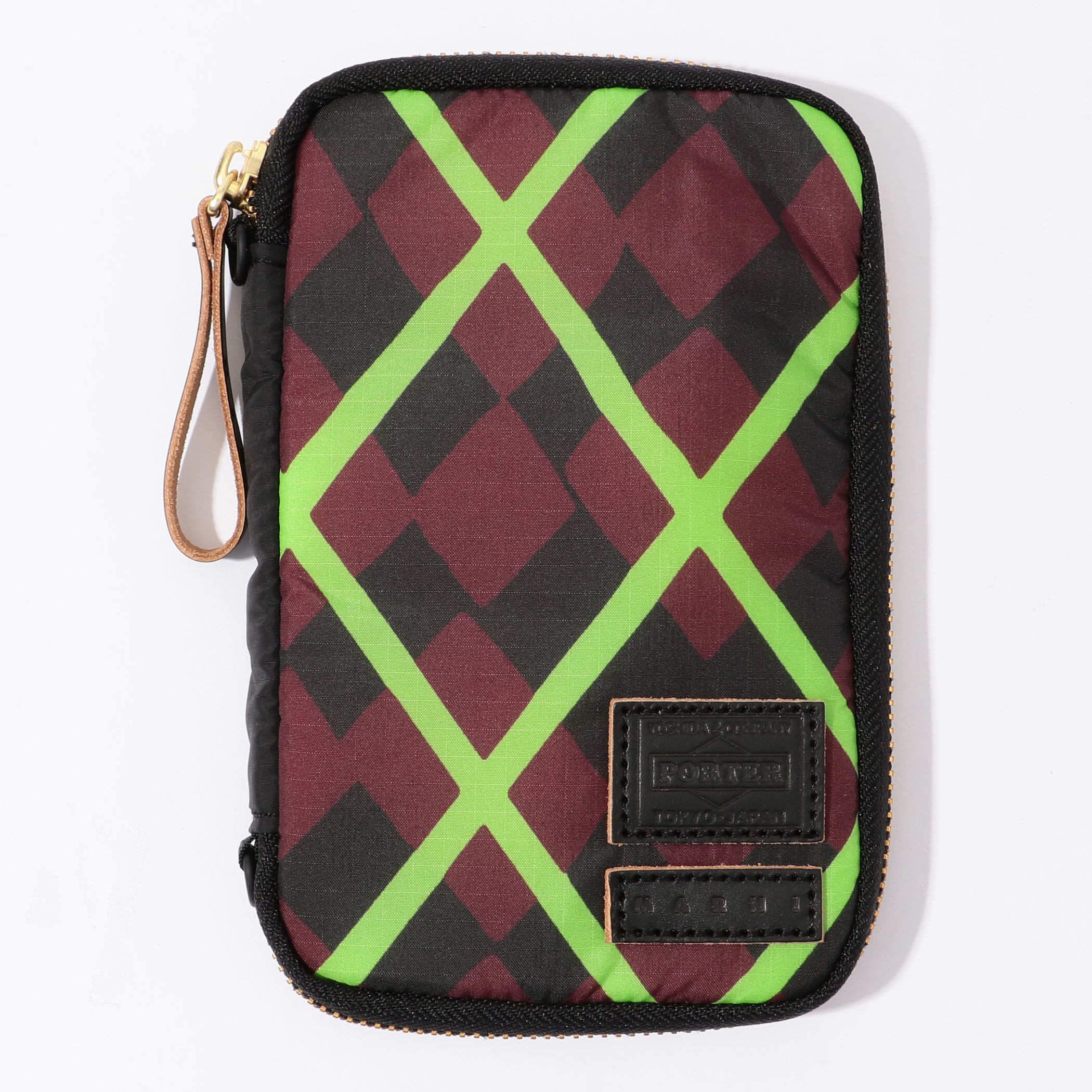 MARNI×PORTER ホールディングラウンドジップウォレット｜トゥモローランド 公式通販