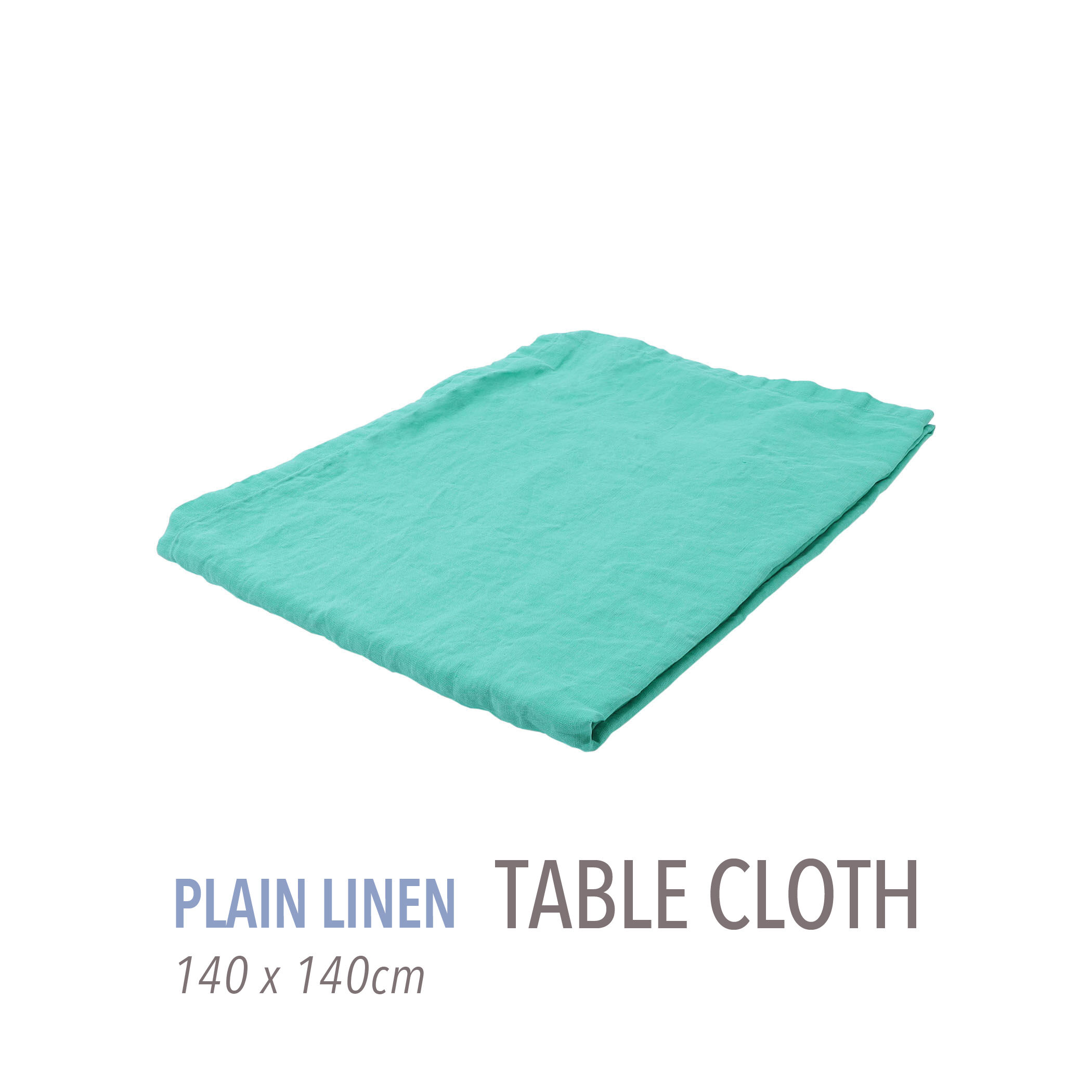 プレーンリネン テーブルクロス（140cm X 140cm）｜トゥモローランド