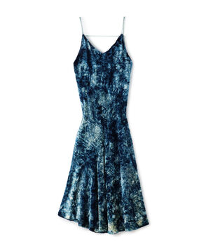 KANAKO SAKAI SHIBORI VELVET DRESS