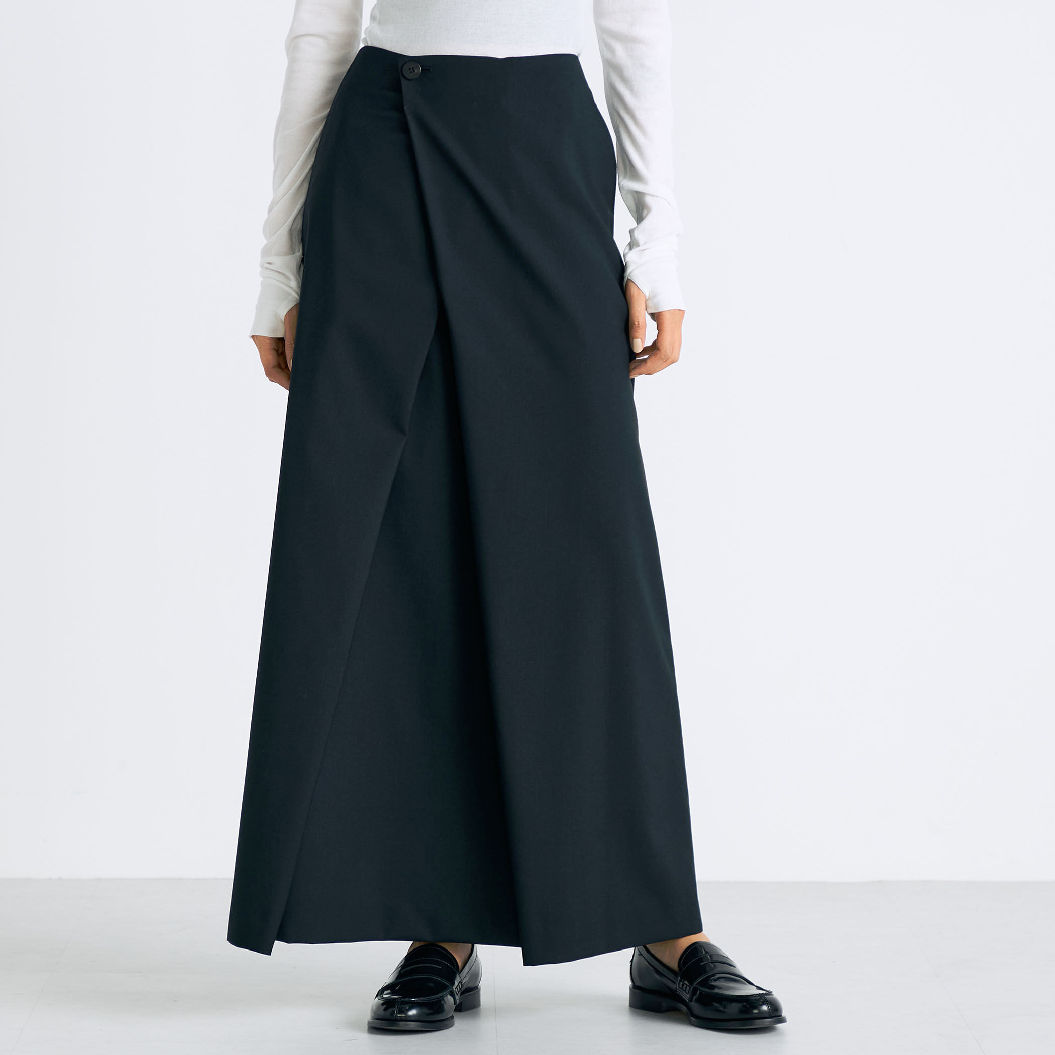 Super140's ウールトロピカル ラップスカート｜トゥモローランド 公式通販