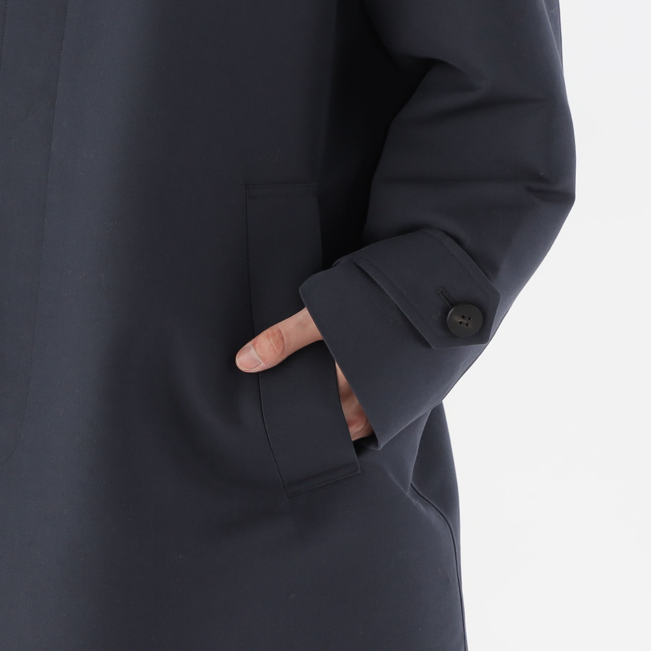 ウールコットンダブルクロス バルカラーコート｜トゥモローランド 公式通販