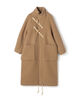 HYKE W FACE DUFFEL COAT