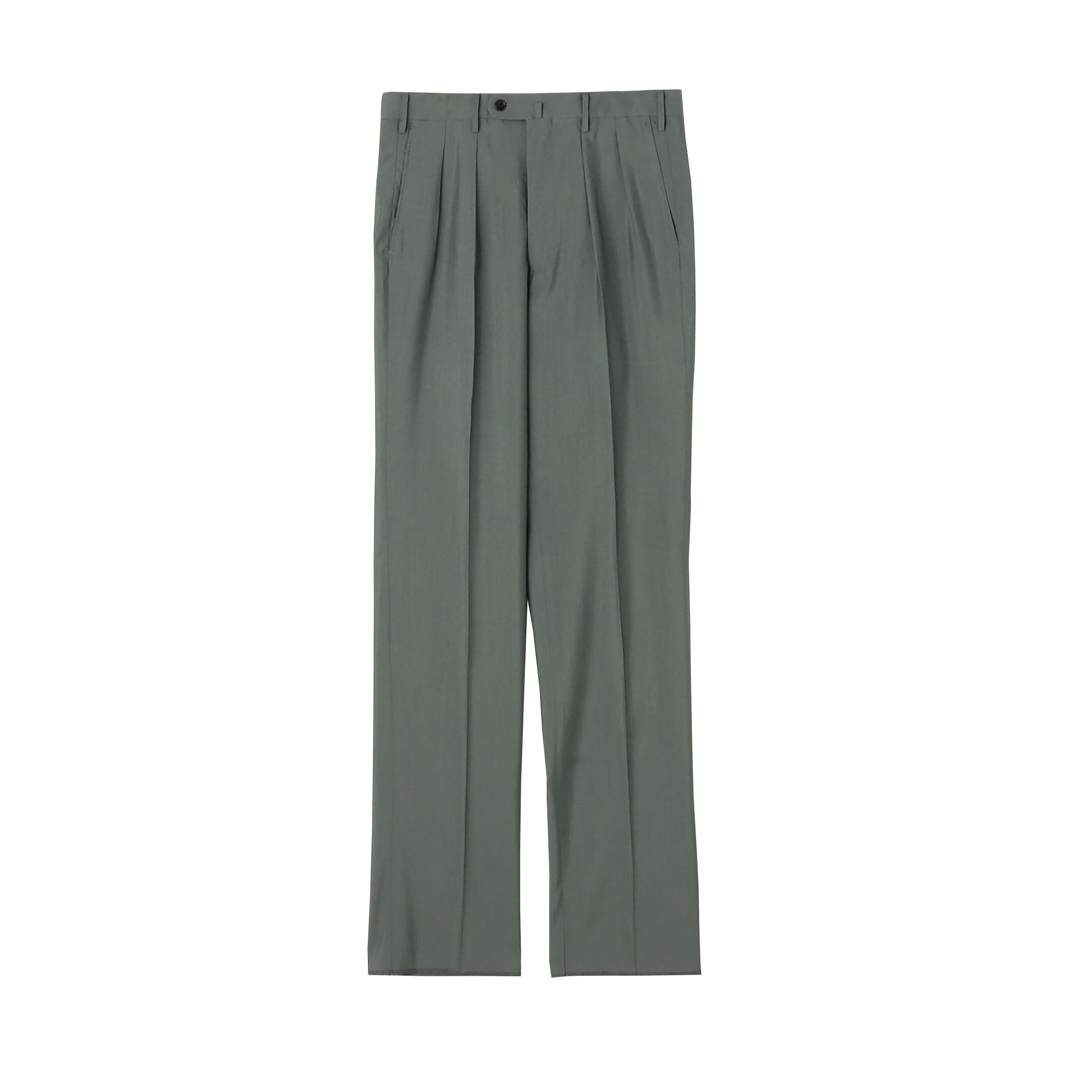 新品・タグ付き！トゥモローランド 22SS ウールシルク 2プリーツパンツ L セール】 ウールシルク 2プリーツパンツ （スラックス・ドレス