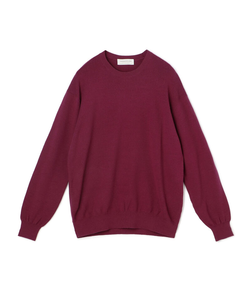 TOMORROWLAND tricot コットンカシミヤ クルーネックプルオーバー