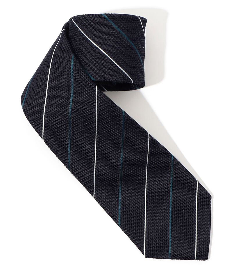 TOMORROWLAND シルクジャガード レジメンタルストライプネクタイ