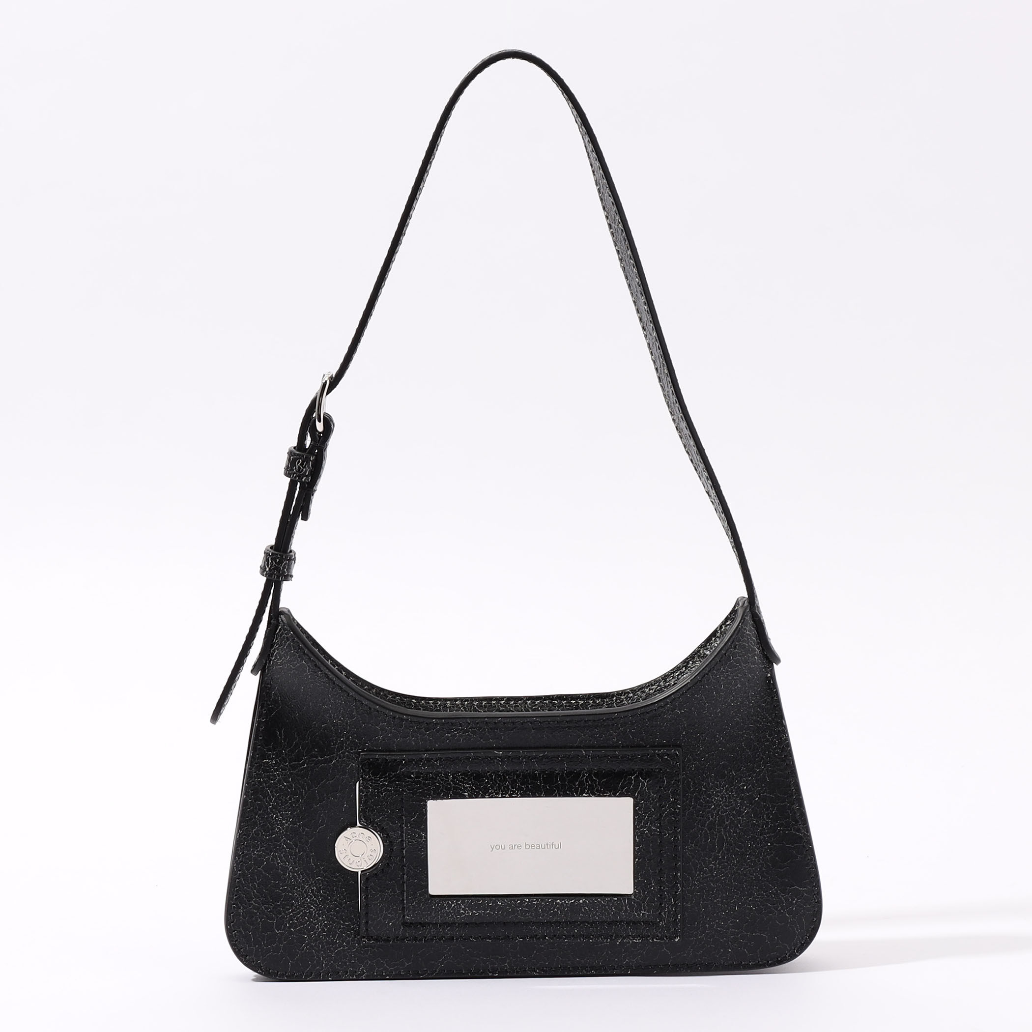 関税込◆*Acne Studios*プラット マイクロショルダーバッグ Acne Studios - プラットマイクロショルダーバッグ - ホワイト
