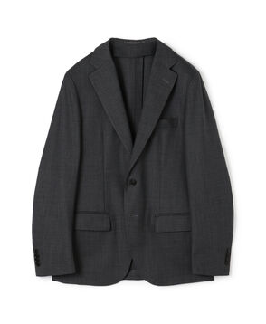 Super120'sウールポリエスエル シングルブレステッド2Bジャケット